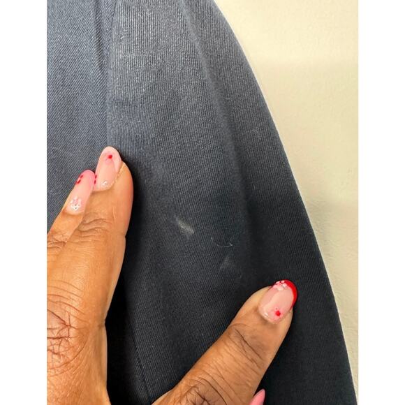 J.Crew Blazer‎ Women's Navy Blue Bi-Stretch Cotton Blend Preppy Academia Size 4 - Picture 4 of 12